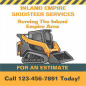 Sticker Personnaliser Skid Steer Pour L'Embauche De Camion (Devant)