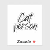 Sticker Personne du chat (Feuille)