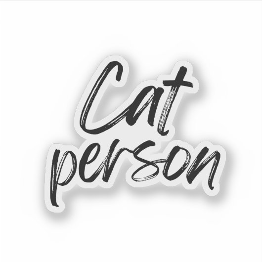 Sticker Personne du chat (Devant)