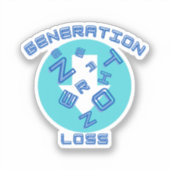 Sticker Perte de génération (Recto)
