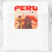  Sticker Peru Square (Tas)