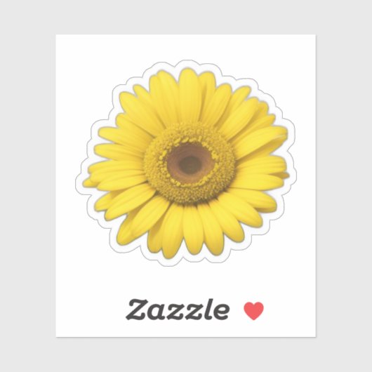 Sticker Pétales de marguerite jaune (Feuille)