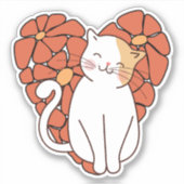 Sticker Pétales et purres imperméables (Devant)