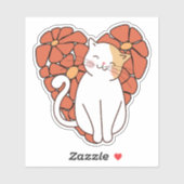 Sticker Pétales et purres imperméables (Feuille)