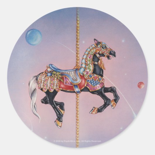 Sticker - Petaluma Carousel Horse 1 (Devant)