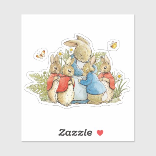 Sticker Peter le lapin Josephine Bunny (Feuille)