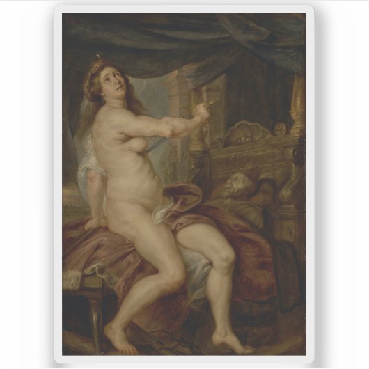 Sticker Peter Paul Rubens - La mort de Dido (Devant)
