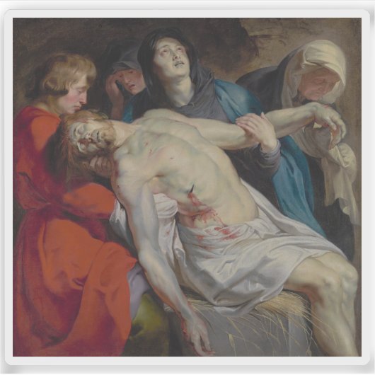 Sticker Peter Paul Rubens - La tombe (Devant)