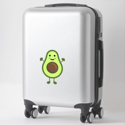 Sticker Petit avocat mignon (Sur valise)