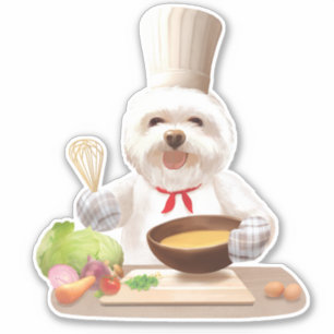 Sticker Petit Chien Chef