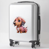 Sticker Petit chien Winnie (Sur valise)