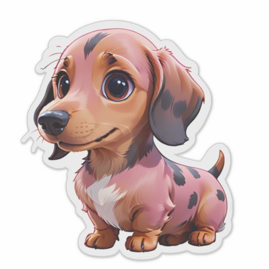 Sticker Petit chien Winnie (Devant)