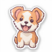 Sticker Petit chiot (Recto)