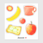 Sticker Petit déjeuner (Feuille)