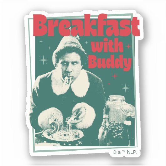 Sticker Petit-Déjeuner Avec Buddy (Devant)