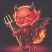 Sticker Petit Diable effronté (Devant)