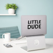 STICKER PETIT DULE (Ordinateur portable sur le bureau)