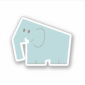 Sticker Petit éléphant (Devant)