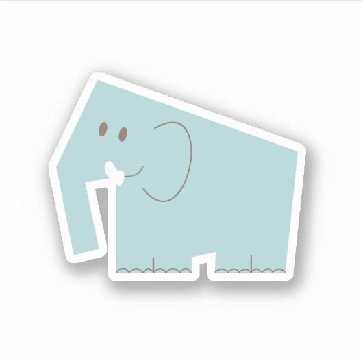 Sticker Petit éléphant (Devant)