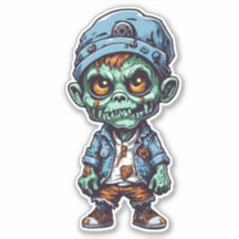 Petit garçon zombie