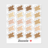 Sticker Petit lavage de mains multiculturel (Feuille)