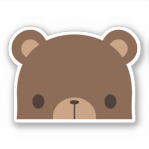 Sticker Petit Ours Brown