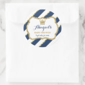 Sticker Petit Prince, Bleu Marine, Parties scintil (Sac)