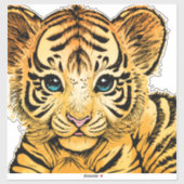 STICKER PETIT TIGER (Feuille)
