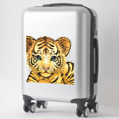 STICKER PETIT TIGER (Sur valise)