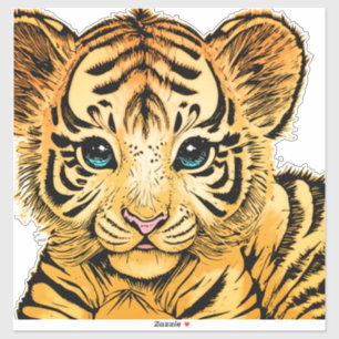 STICKER PETIT TIGRE