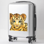 STICKER PETIT TIGRE (Sur valise)