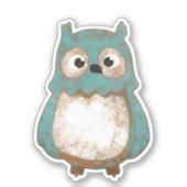 Sticker Petite chouette marrante pour les enfants (Devant)