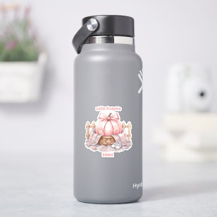 Sticker Petite Citrouille Personnalisée Pinkoween Bébé Aqu