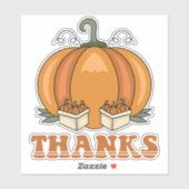 Sticker Petite Entreprise d'Automne (Feuille)