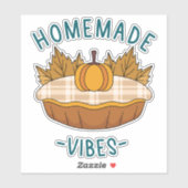 Sticker Petite Entreprise d'Automne (Feuille)