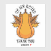 Sticker Petite Entreprise d'Automne (Feuille)