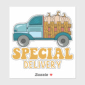 Sticker Petite Entreprise d'Automne (Feuille)
