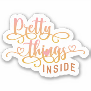 Sticker Petite entreprise Merci rose