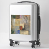 Sticker Petite photo de Fir Trees, 1922 par Paul Klee (Sur valise)