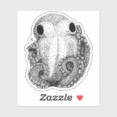 Sticker Petite poulpe (Feuille)