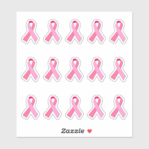 Sticker Petite sensibilisation au cancer du sein Ruban ros