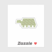 Sticker Petite tortue (Feuille)