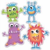 Sticker Petits monstres (Devant)