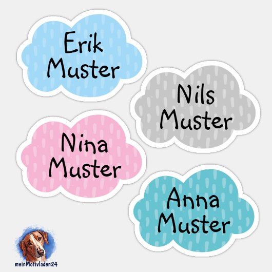 Sticker Petits nuages | Forme