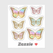 Sticker petits papillons (Feuille)