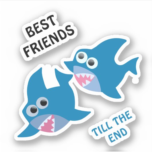 Sticker Petits requins (Devant)