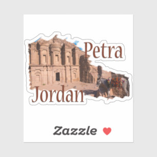 Sticker Petra, Jordanie : Le monastère