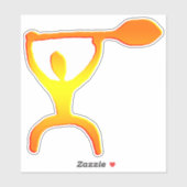 Sticker Petroglyph (Feuille)