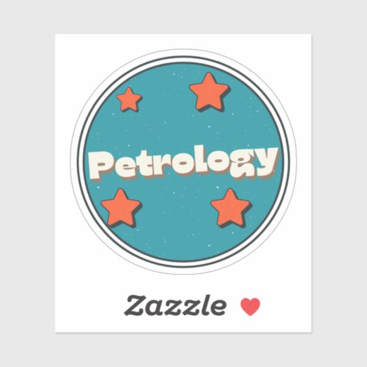 Sticker Pétrologie (Feuille)