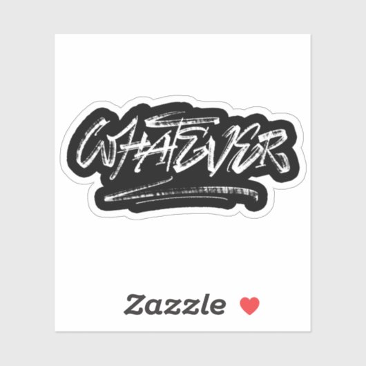 Sticker Peu importe (Feuille)